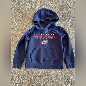 NHL Columbus Blue Jackets Kids Navy Hoodie - XS (4/5)